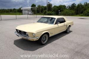 Pic Main - 1968 Ford Mustang - myVEHICLE24 - US-Cars, Muscle Cars, Classic Cars, Motorcycles &amp; Boats, Worldwide Shipping